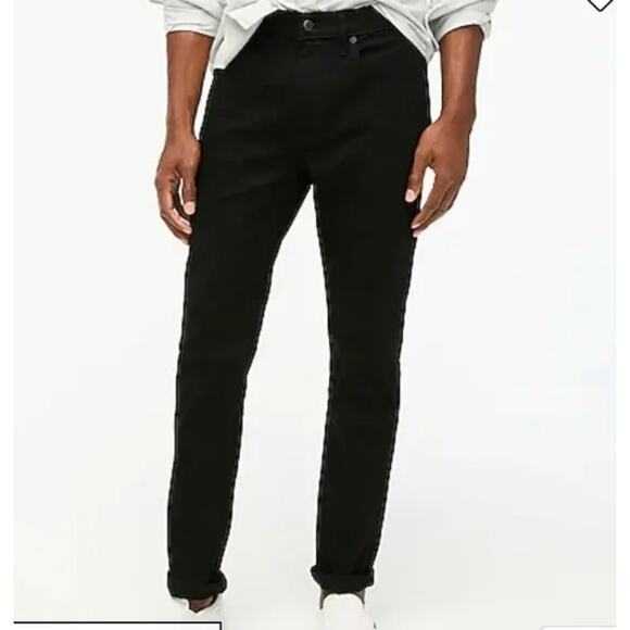 J. Crew Straight Fit Flex Jean in Shadow Wash Black Denim Mens Size 31 x 30 - Picture 1 of 14